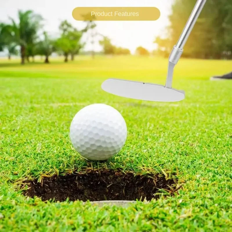 كيف صحيح جولف ثلاثة أقسام وضع المدرب انفصال سبائك الألومنيوم المزدوج الوجهين نادي رئيس هدية مجموعة صناديق الممارسة #4