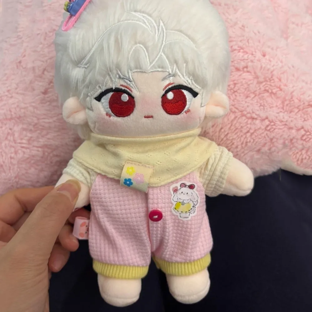 

Jumpsuit 20cm Cotton Doll Clothes Rabbit Pattern Bib Cute Doll Clothes Dress Up Cartoon Cotton Doll's Clothes Children's Gift