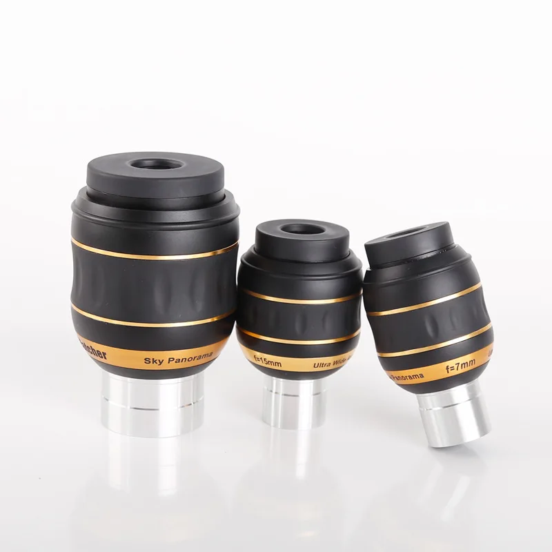 Sky-Watcher 82 Degree Confocal Eyepiece 7mm 15mm 23mm 1.25/2inch Ultra Wide Angle FMC Telescope Accessory