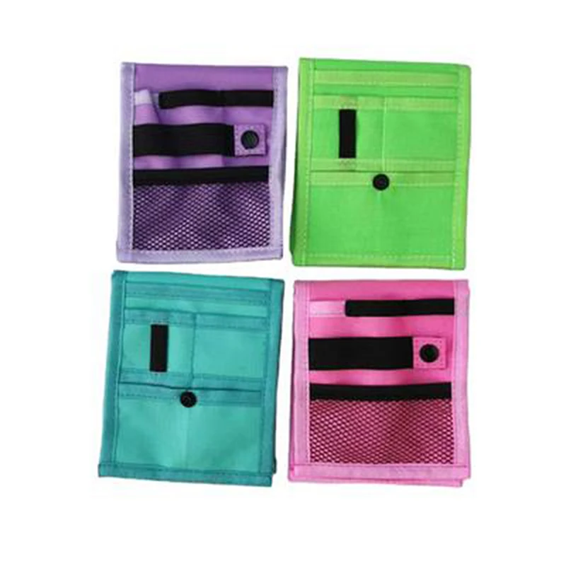 4-in-1 Convertible Nurse Pen Pouch Nursing Students Organizer Pouch Multi-Compartment Carabiner Clip For Nurses Students