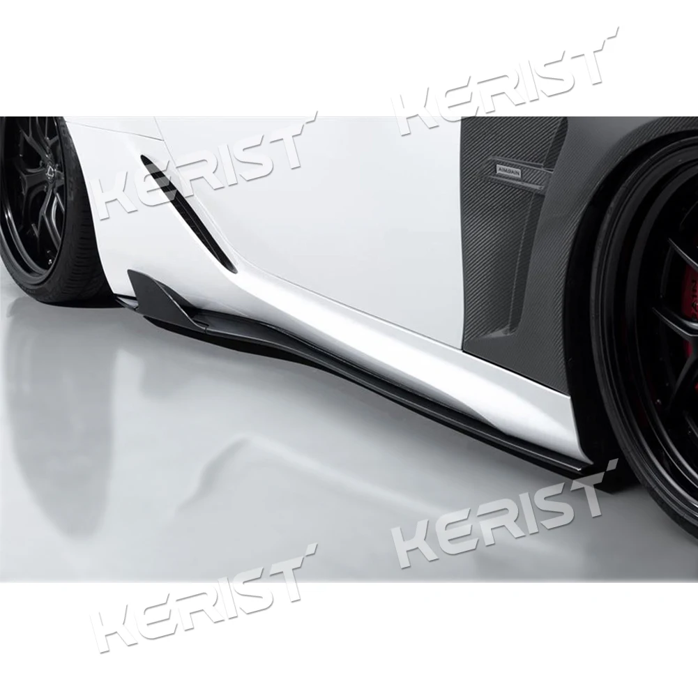 Carbon fiber Side Skirts LiP Spoiler For 2017-2021 Lexus LC500 LC500H 2018-2023