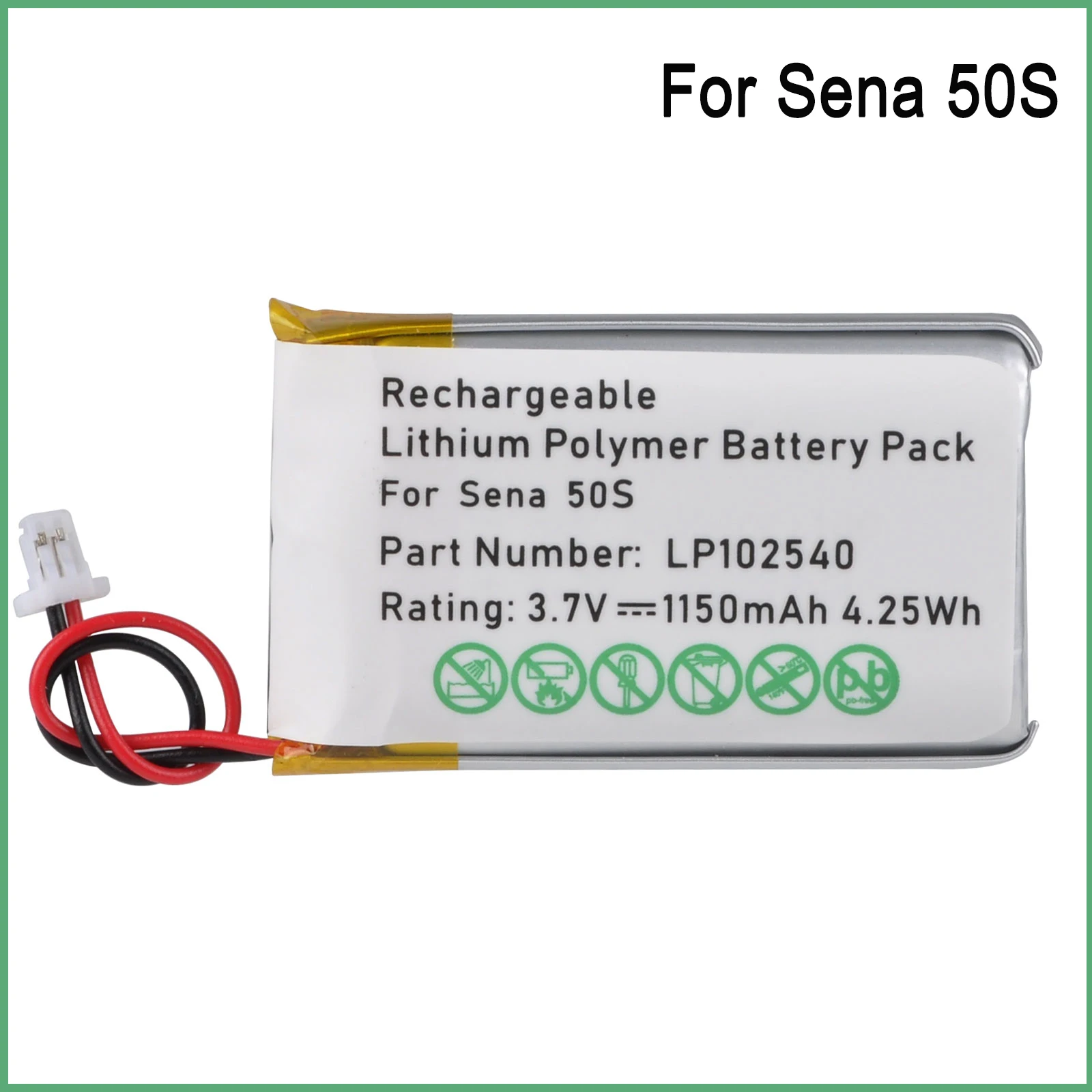 

102540 Rechargeable Battery for Sena 50S Motorcycle Wireless Headset