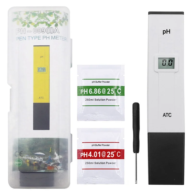 Portable PH Tester Digital Acidometer PH Detection Pen Aquarium Pool Fish Tank Ph Meter Water Quality Testing Tools