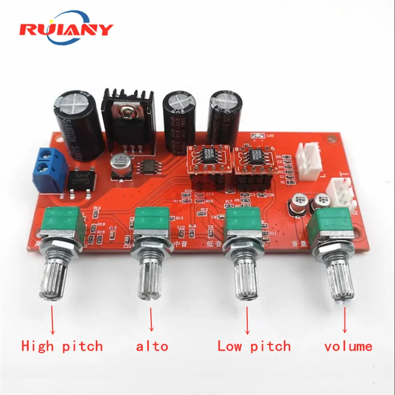 HIFI Fever Level AD828 Tone Board, amplificador de potência, Front Board, Audio Speaker, Módulo DIY