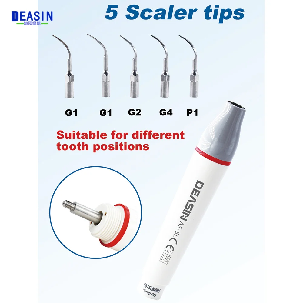 L9 Built-in Led Piezo Cavitron Den tal Ultrasonic Scaler Machine Portable with Scaler Tips and Handpiece For Den tal Unit Chair