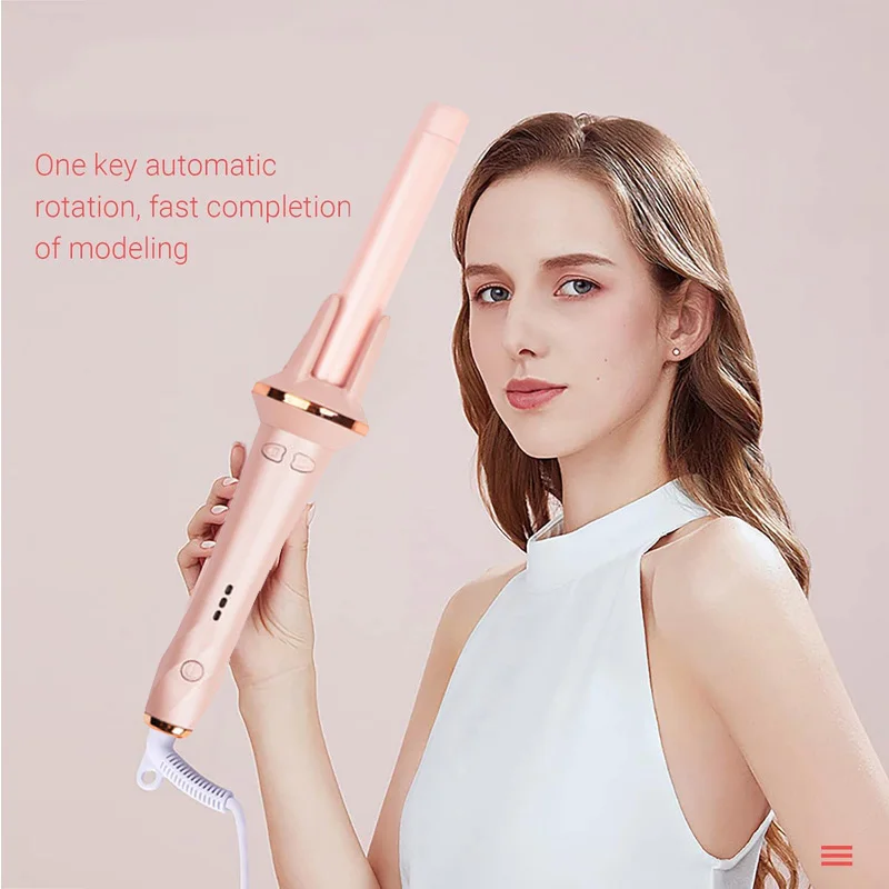 

Automatic Hair Curler Stick Negative Ion Electric Ceramic Curler Fast Heating Rotating Magic Curling Iron Hair Care Styling Tool