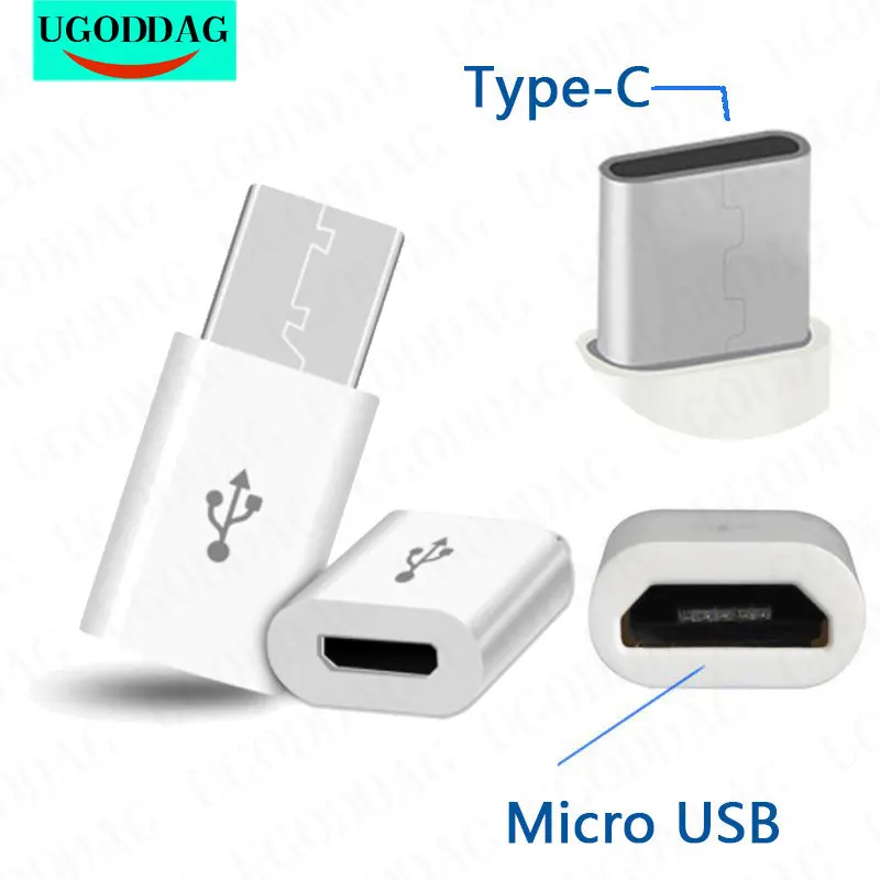 1/5PCS Mobile Phone OTG Adapter Micro USB To Type-C Adapter USB C Phone Charger Adapter Converter Mobile Phone Accessories