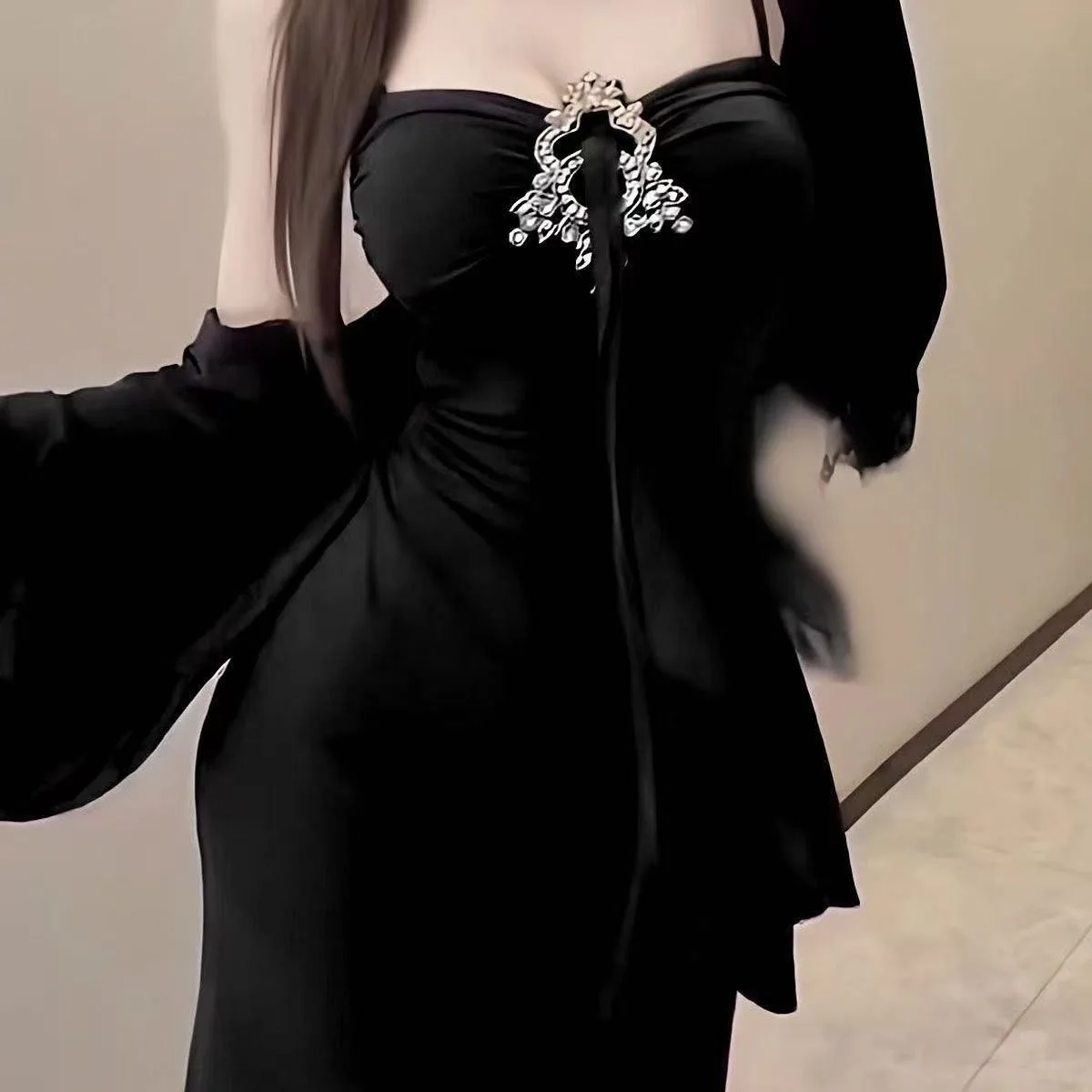 Vestidos sem mangas feminino formatura outono bolo vestido em camadas multi-camadas em cascata empilhamento fantasia fofo chique