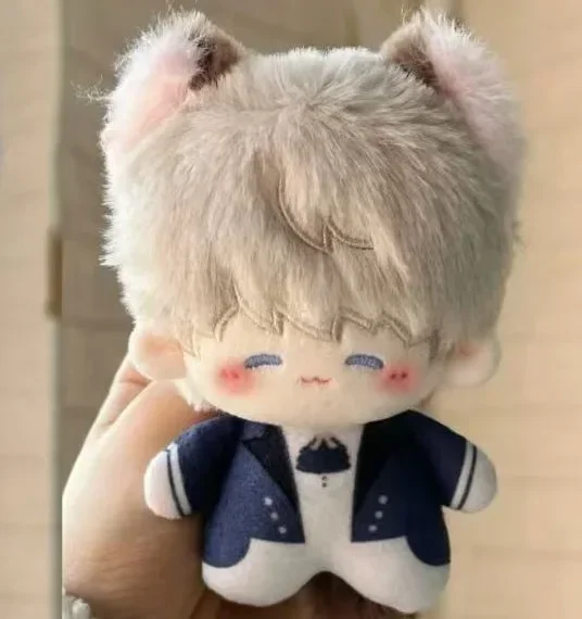 10 センチメートルアニメ愛とディープスペースザビエルコスプレ猫耳尻尾ぬいぐるみぬいぐるみふわふわモーメット人形おもちゃハロウィンギフト