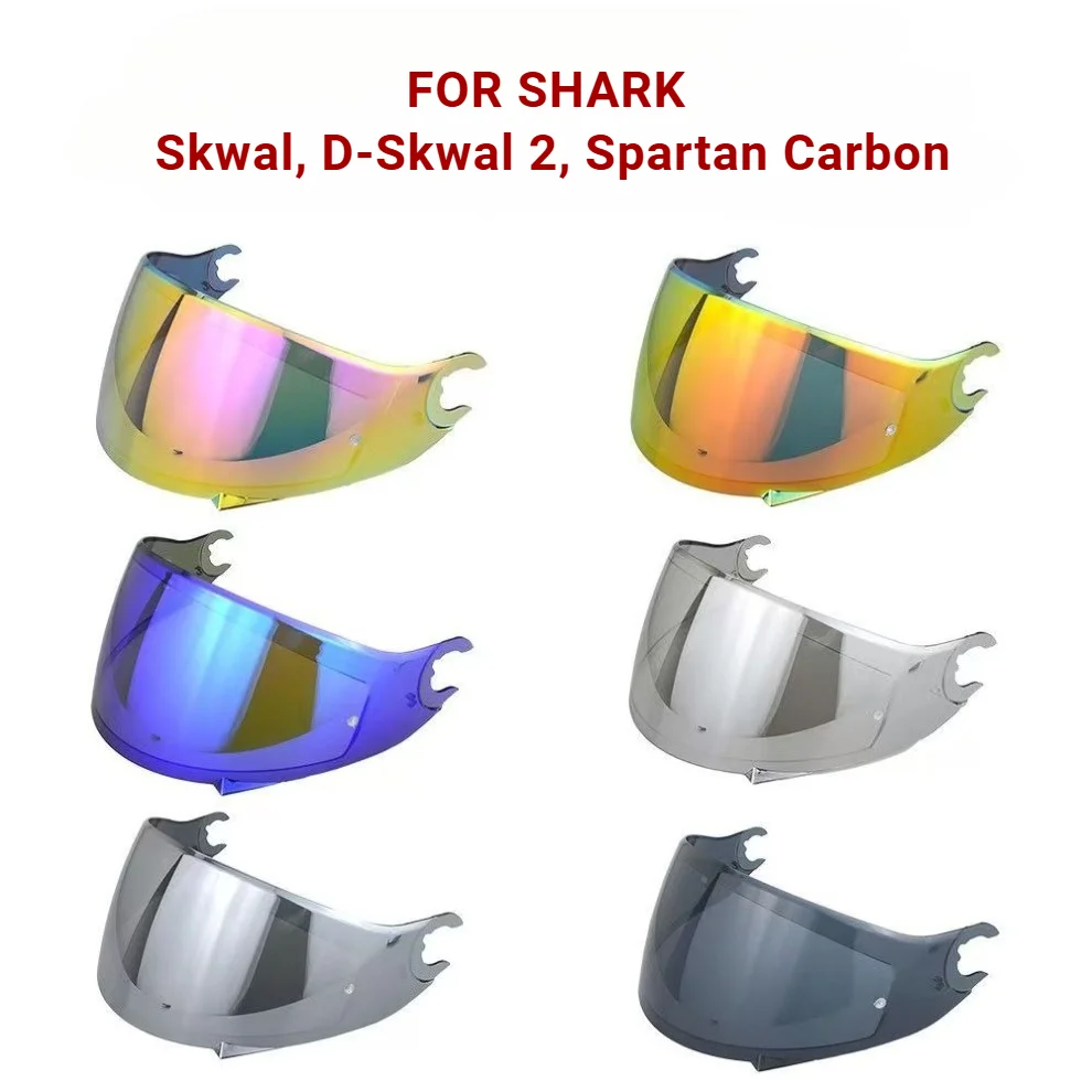 Helmet Visor Lens For SHARK D Skwal D-Skwal 2 Spartan Helmet Replacement Shield Accessories Capacete Windshield UV Cut
