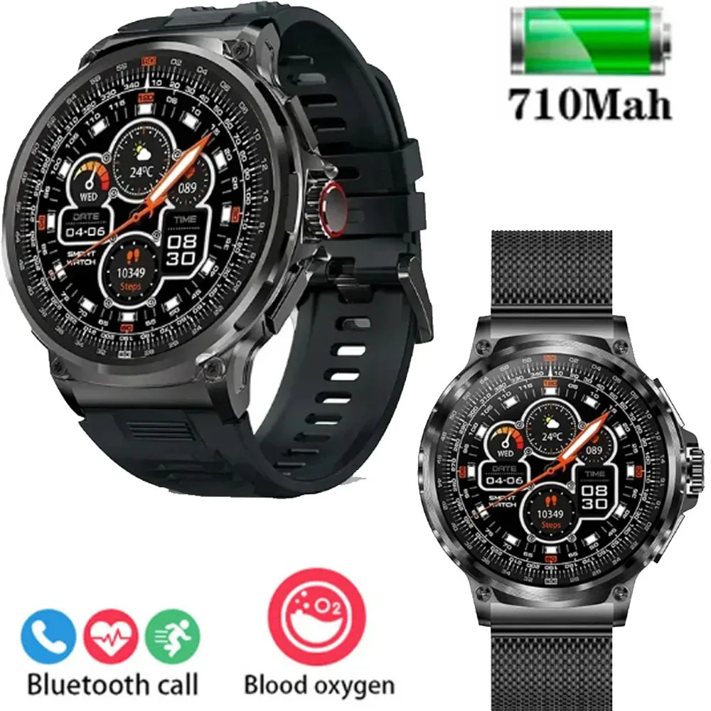 SmartWatch Men Bluetooth Call Music Smartwatc for Cubot C3 Xiaomi Redmi Note 12 (China) vivo X Flip Vodafone Tab Prime 7 Xiaomi