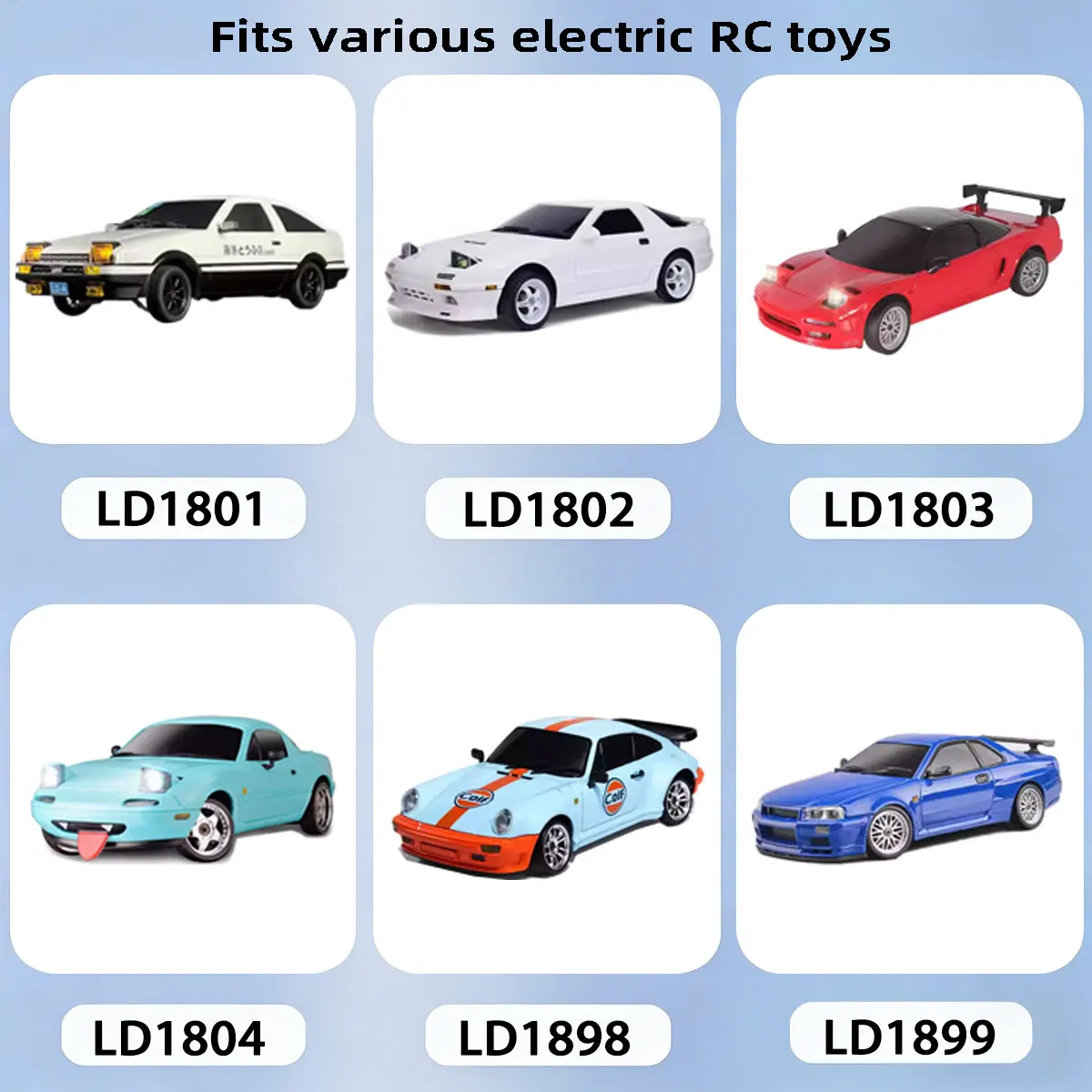 Skymaker 2S Li-Ion Battery 7.4V 1200mAh 10C SM3P Plug Rechargeable for LDRC LD1899 LD1801 02 03 LD1804 MN82 RC Car Upgrade Parts view 5