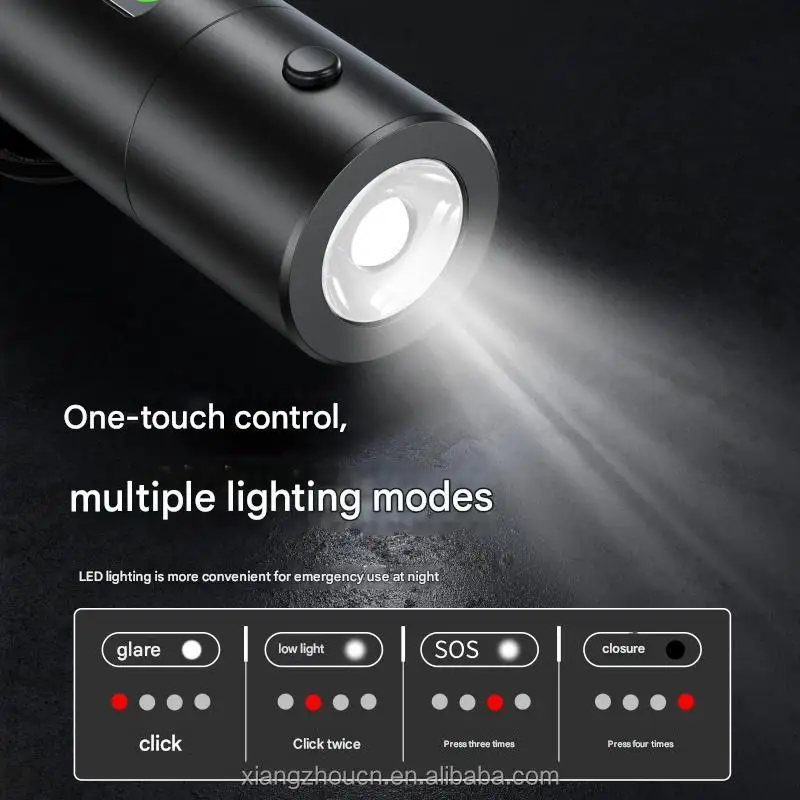 4 in 1 metallo rosso + PC multiutensile martello multiuso interruttore per finestre multiutensile interruttore per finestre in vetro spesso