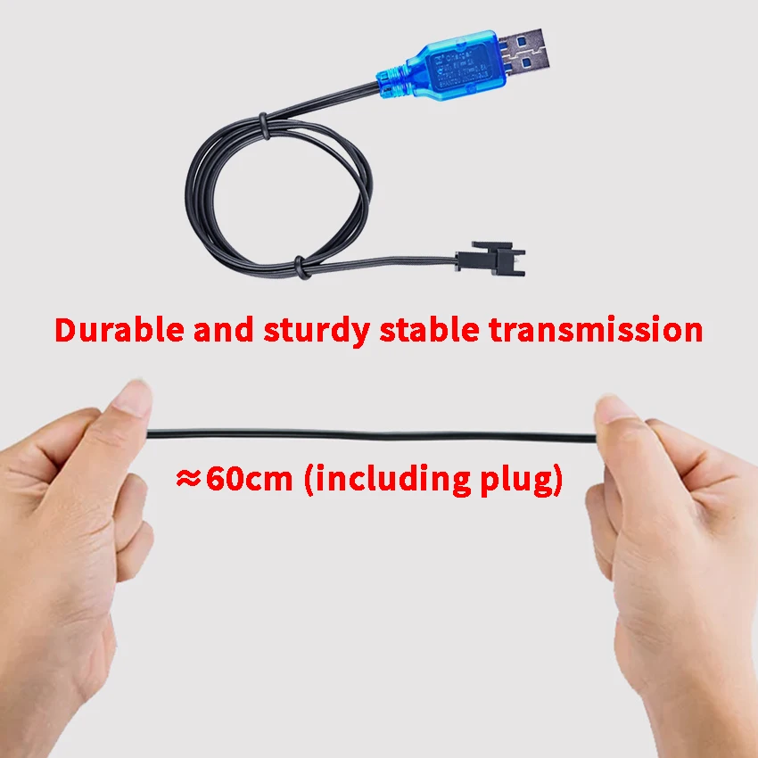 1 قطعة 3.7 فولت SM شاحن بطارية ليثيوم شاحن يو اس بي SM إلى الأمام التوصيل لعبة كهربائية USB كابل شحن أجزاء #4