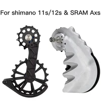 Rueda de polea de desviador con rodamiento sobredimensionado de 82g para 105 ULTEGRA R9100 R8000 11s y Sram Red Force eTap AXS 12 velocidades