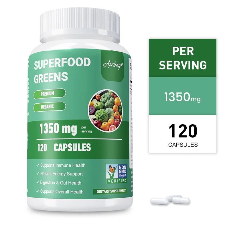 

Superfood Greens - Fruit and Vegetable Supplements Can Help Boost Energy and Immunity, and Enhance Overall Vitality