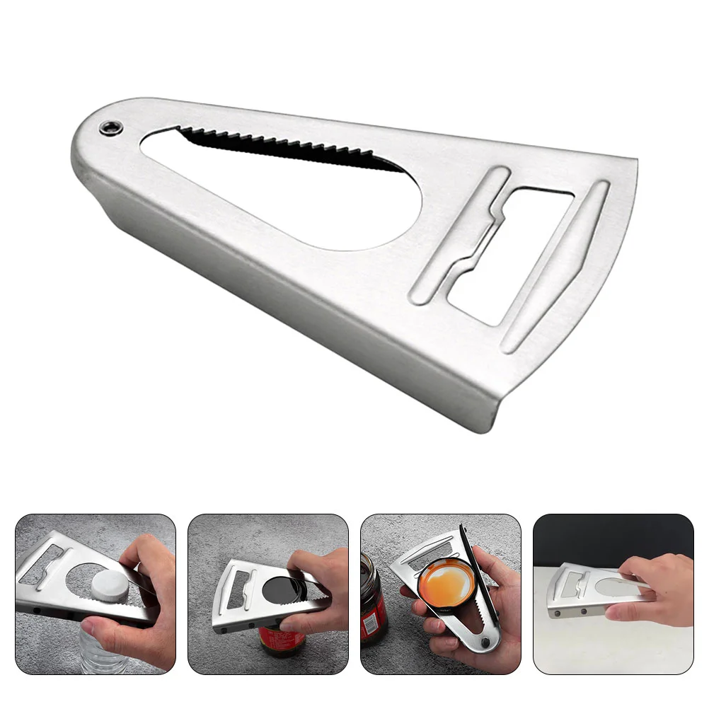 

Triangular Corkscrew Can Lids Remover Bottle Opener Beer Cap Kitchen Supply Multifunctional Canned Beverage