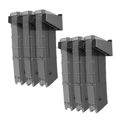 Portariviste per montaggio a parete PMAG standard 3X in ABS solido da 2 pezzi, portariviste per famiglia per AR15