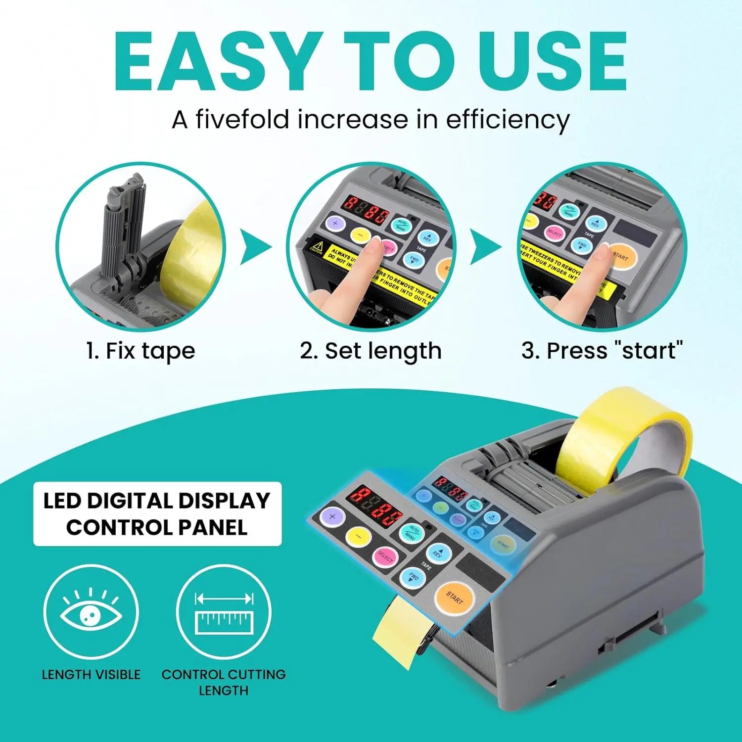 

Ribbon Cutting Machine, Advanced 999mm Cut Length, Perfect for Shipping, Gift Wrapping, Schools, Restaurants, Businesses, Black