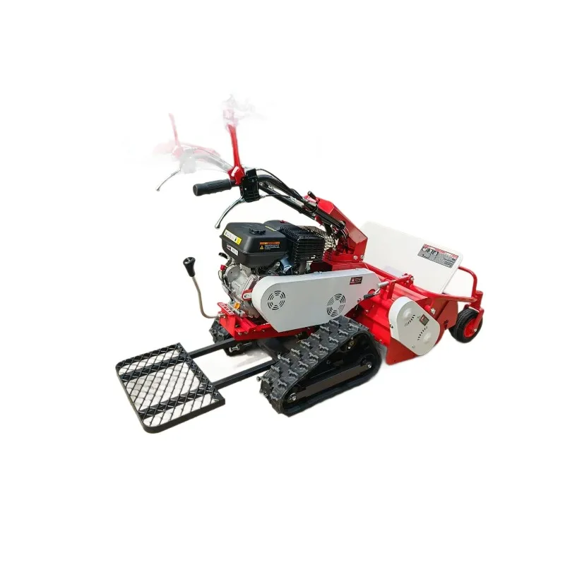 Industrial Self-Propelled Grass Crushing Mower, Heavy-Duty Flail Shredder Equipment for Agricultural Orchard Field Weeding