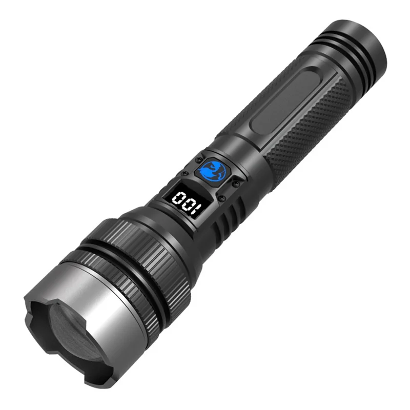 

B97A-High Power Long Range Flashlight Super Bright LED Spotlight With Battery Indicator