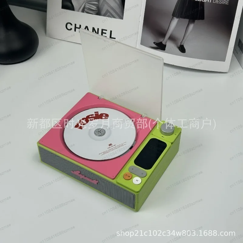 New Retro Style CD Player & Bluetooth Speaker. The Perfect Gift for Music Lovers - Plays CDs, USB, and Streams Wirelessly.
