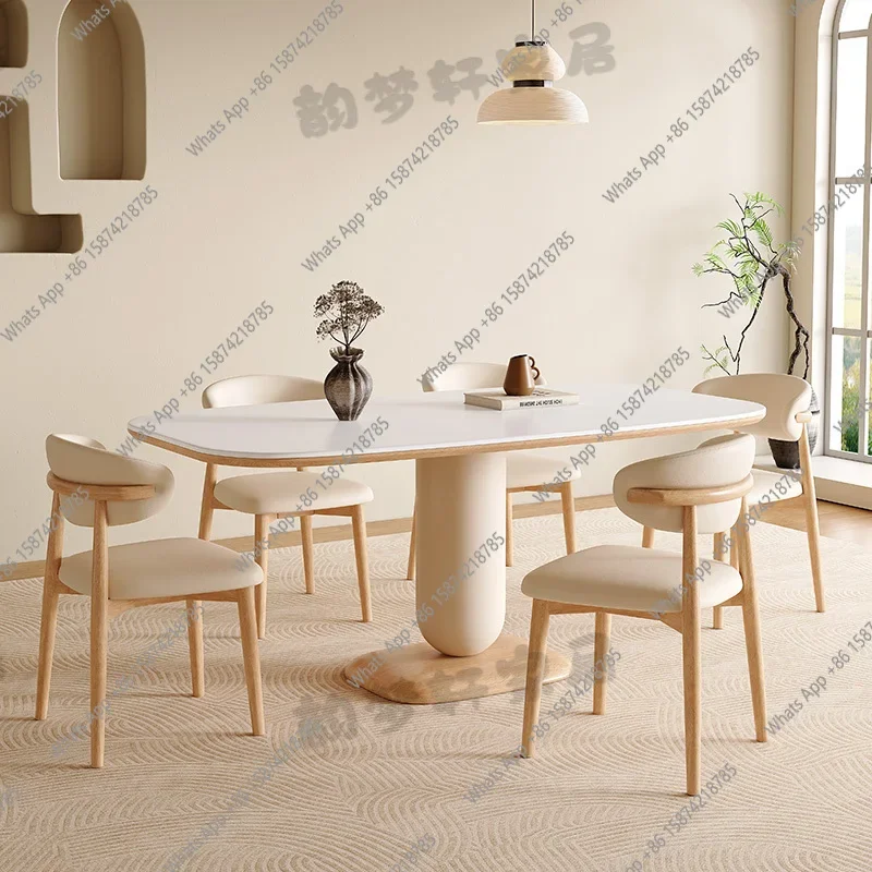 

S Designer Mobile Dining Table Restaurant Kitchen Luxury Nordic Dining Table Living Room Gaming Juegos De Comedor Home Furniture