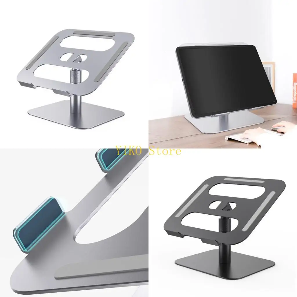 K32C Folding Laptop Desk Aluminum Standing Riser for Macbook Notebook Computer