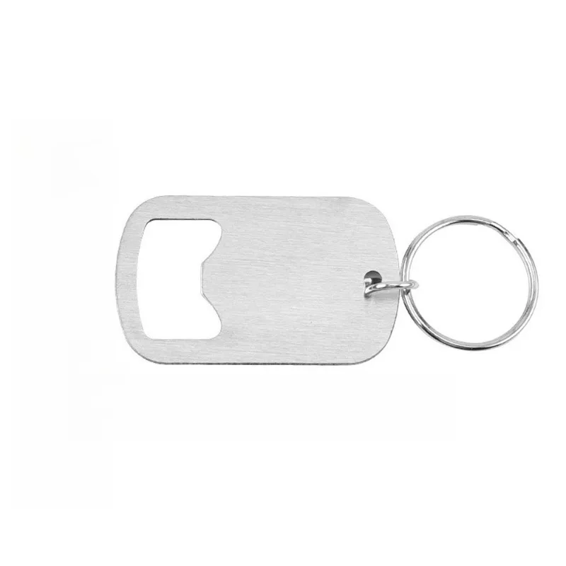 Multifunctional Stainless Steel Bottle Opener Key Ring, Portable Gift