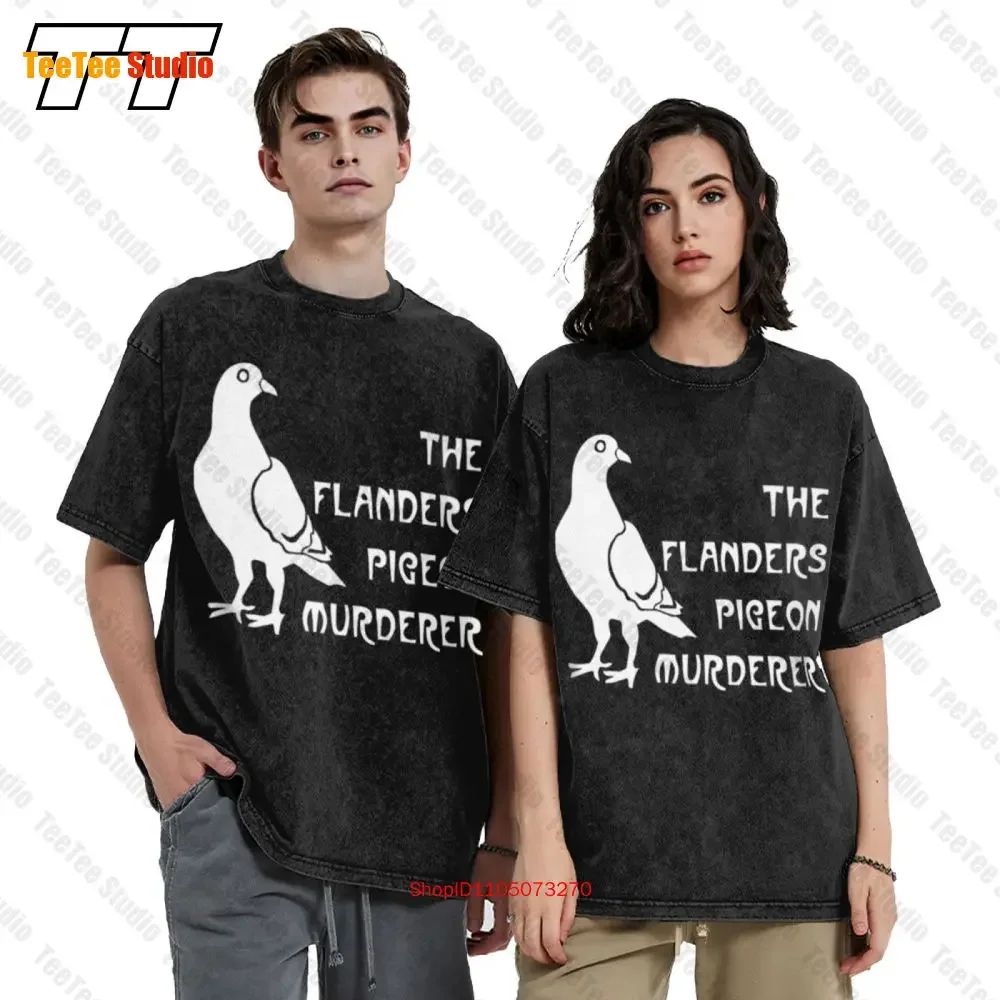 The Flanders Pigeon Murderer. Blackadder Speckled Jim Essential Cotton T-Shirt BUA2