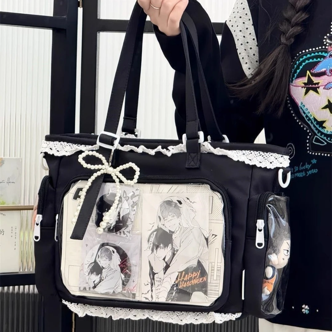 Kawaii Shoulder Bag Transparent Crossbody Doll Bag Transparent Itabag  Anime Tote Bag For Travel Casual Outings Shopping