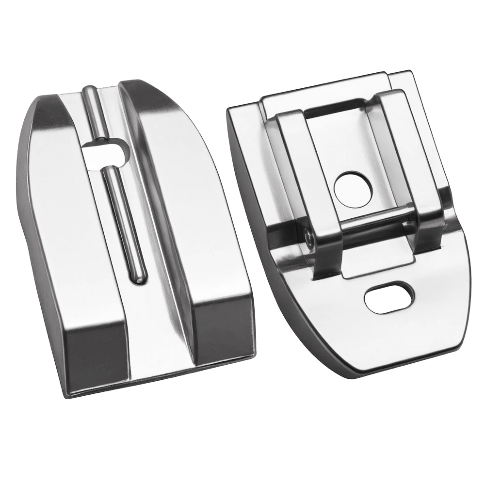 Prensatelas de cremallera invisibles ocultas para vástago bajo Snap-On Singer Brother Juki Babylock accesorios para máquinas de coser domésticas