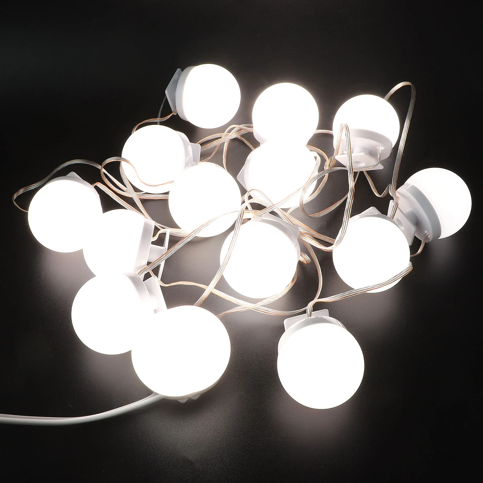 14 Pcs Vanity Mirror Light Bulb Bench Bulbs Dressing Table Lights Lamp Plastic for Beauty Makeup