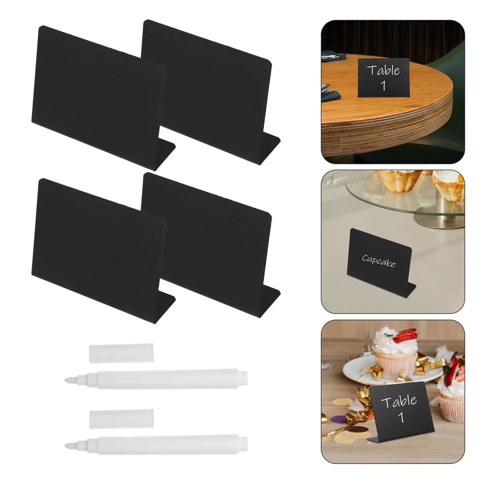 12pcs-mini-tabletop-chalkboard-signs-small-plastic-display-board-with-adjustable-easel-stand-for-food-labels-party-wedding