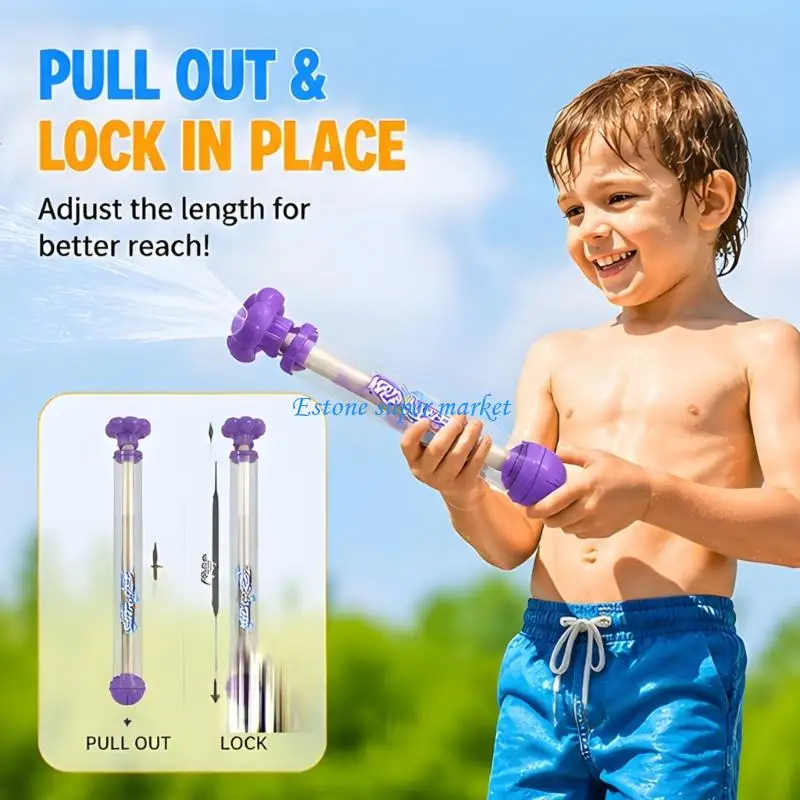 090B 4 Pack Kids Pull Fill Water Set for Pool Beach Backyard Activity