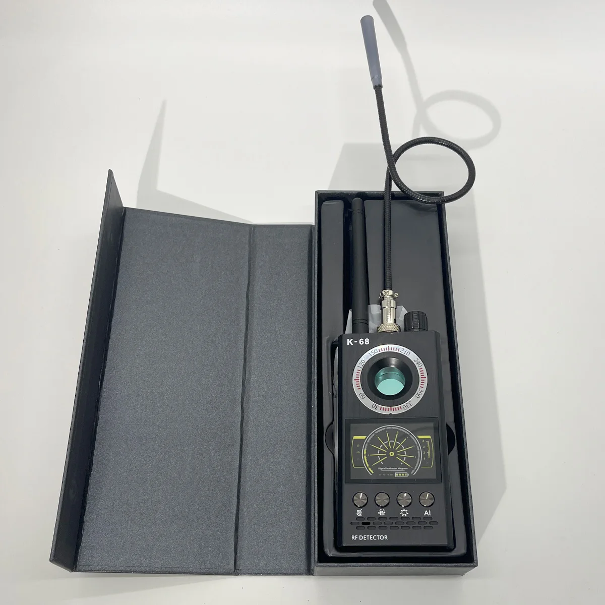 

K68 Hidden Camera Detector, RF Signal Detection for Privacy Safety in Hotel, Office & Home anti spy gadgets GPS Tracker Detector