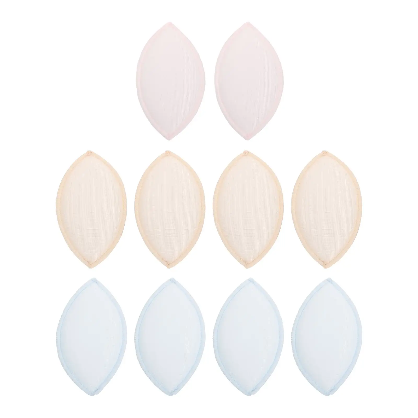 

10 Packs Inserts Sponge Cotton Pads Women Non Slip Deformation Swimwear Bikini Bra Liner Bikini Evening Bras Liners