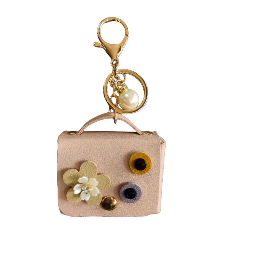 لطيف الزهور حقيبة التخزين الصغيرة المفاتيح موضة حقيبة يد فاخرة قلادة حقيبة الديكور محفظة نسائية للعملات المعدنية حقيبة الملحقات #5