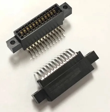 

10 шт., безушный автобус, разъем с шагом 2,54 мм, золотой слот для пальца, разъем EDGE, 8p-128p