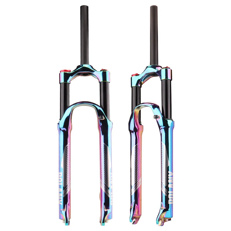 Mountain Bikes Front Fork Pneumatic Shock Absorbers Front Gas Fork Accessories Bicycle Fork