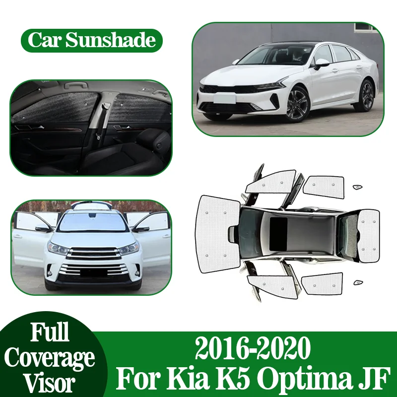 

Автомобильный солнцезащитный козырек с полным покрытием для Kia K5 Optima JF 2016 ~ 2020, солнцезащитный козырек на лобовое стекло, защита от УФ-лучей