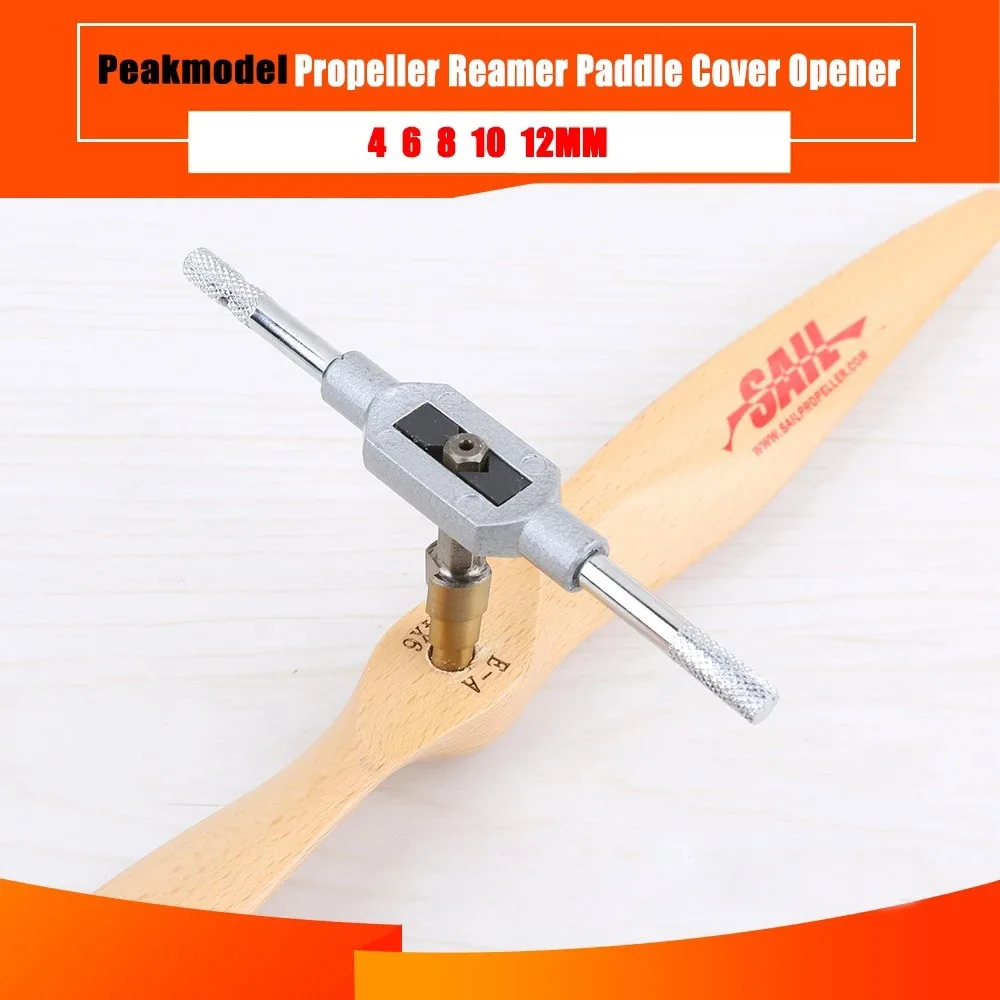 (4 6 8 10 12MM) Propeller Reamer Paddle Cover Reamer Opener Prop For Nitro Gasoline RC DIY Tools Drill