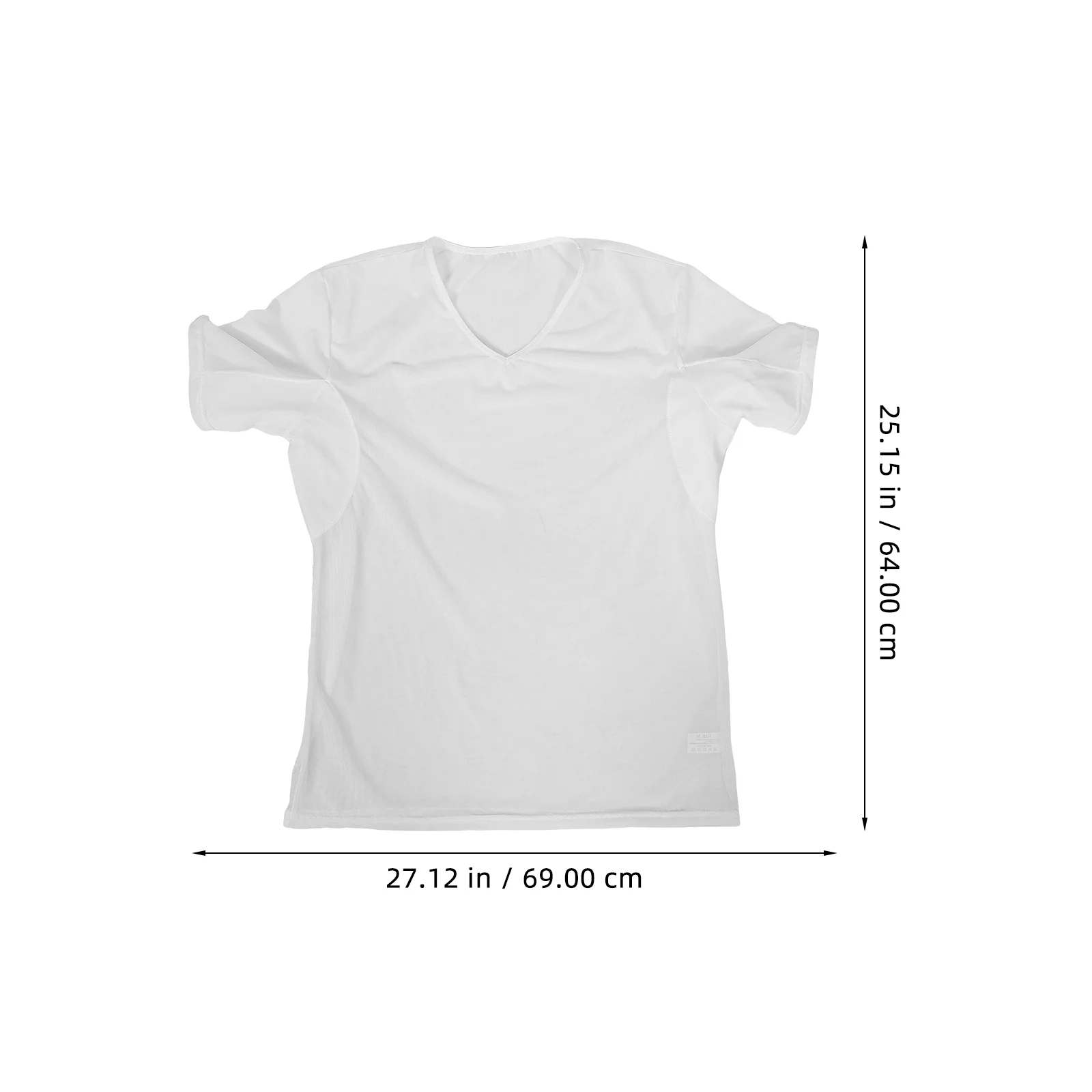 Sweat-absorbent Vest Proof Pad T-shirt Short Sleeve Men Undershirts for Athletic