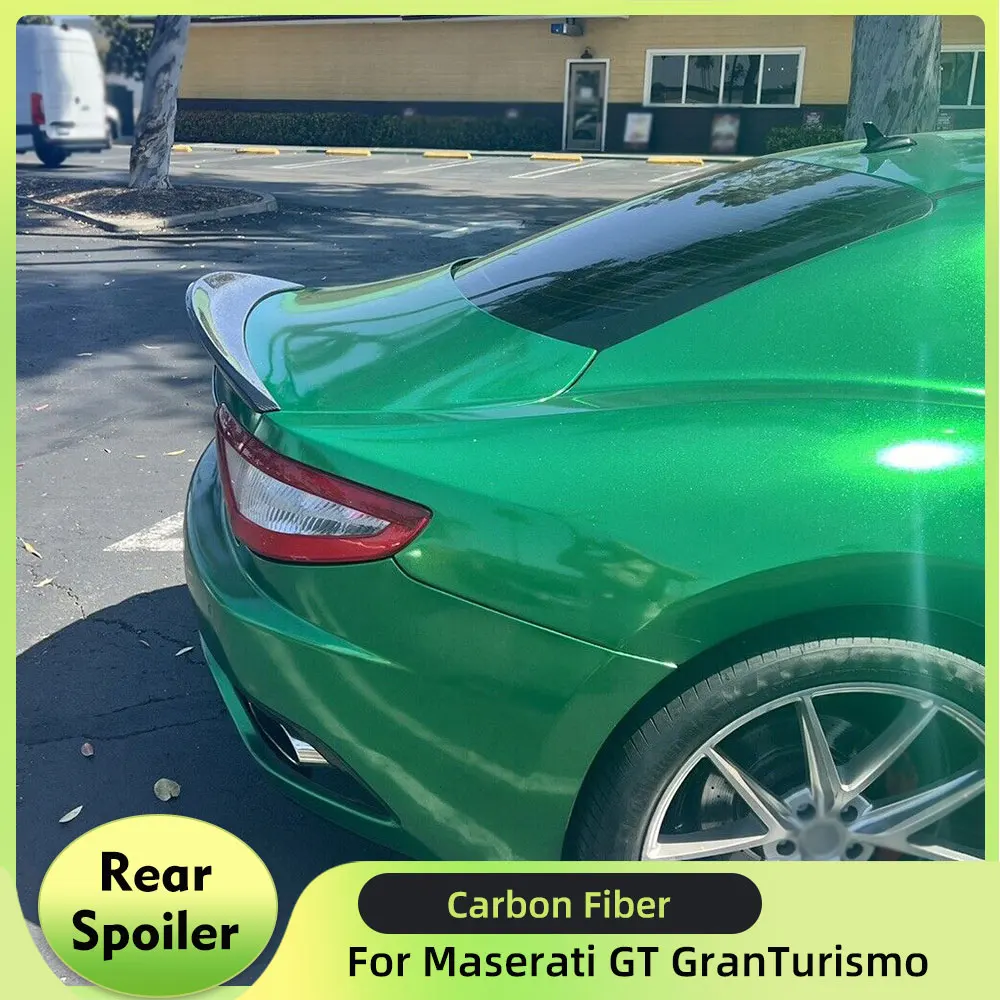 

Задний спойлер багажника, крыло для Maserati GT GranTurismo Coupe, 2-дверный 2012-2014, крышка гоночного багажника, спойлер из углеродного волокна/FRP