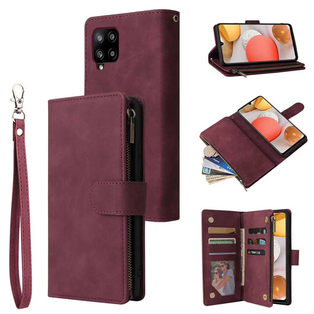 

Zipper Flip Leather Etui for Coque Samsung M32 S 23 Ultra Wallet Cover Galaxy S23 M30S M12 M21 M22 M23 M 13 32 12 21 22 M13 Case