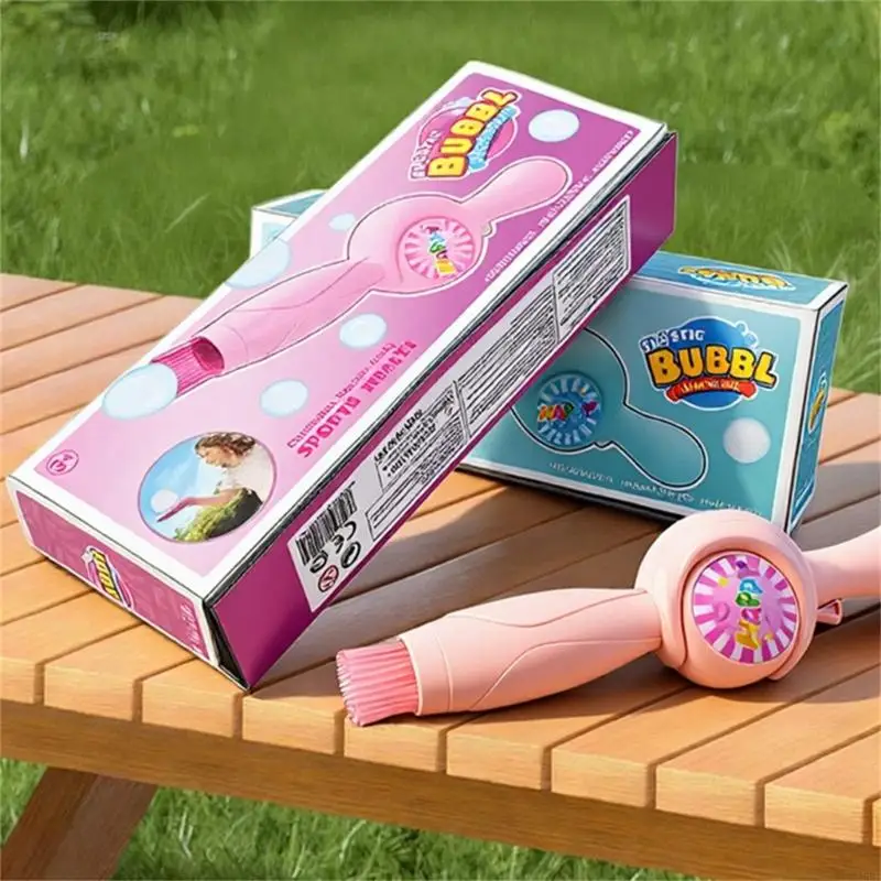 Đũa bong bóng điện tự động cho trẻ Tạo bong bóng kỳ diệu bằng cách nhấn đơn giản Đồ chơi thổi bong bóng ABS cho ngoài trời