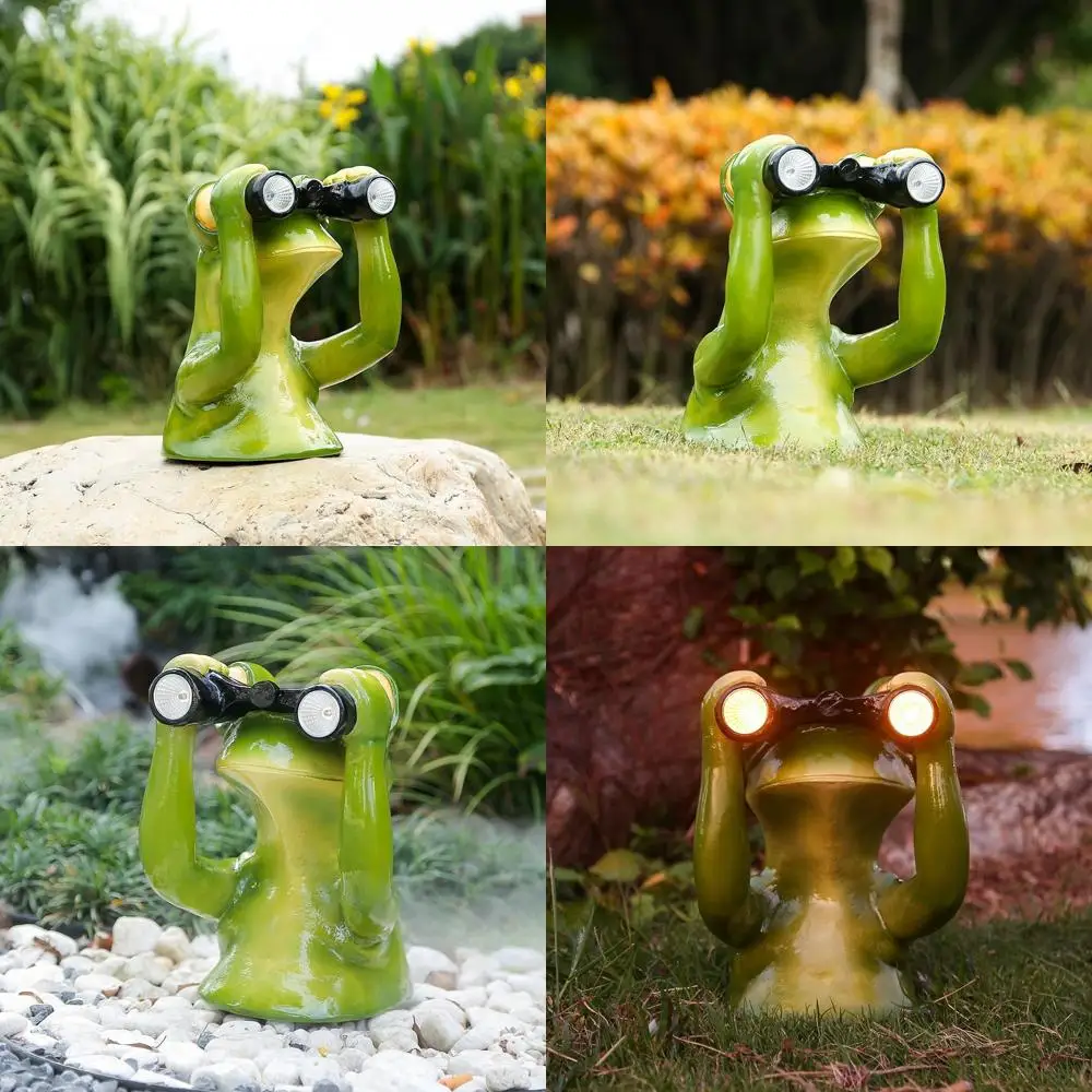 

Садовая статуя солнечной лягушки — светящийся уличный декор для дворов, патио и вечеринок во дворе