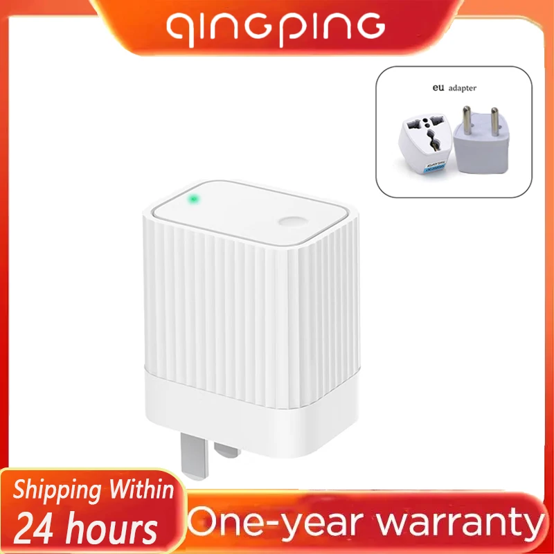 

Qingping Gateway Hub Bluetooth Compatible WIFI Remote View Data Sub-Device Gateway Smart Linkage Home Device Work With Mi home