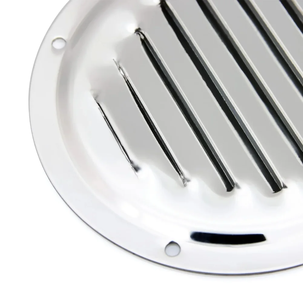 Air Louver Vent Stainles Steel Marine Round Ventilator Grill Cover Side Knob To Open Grille Ventilator Exhaust Vent