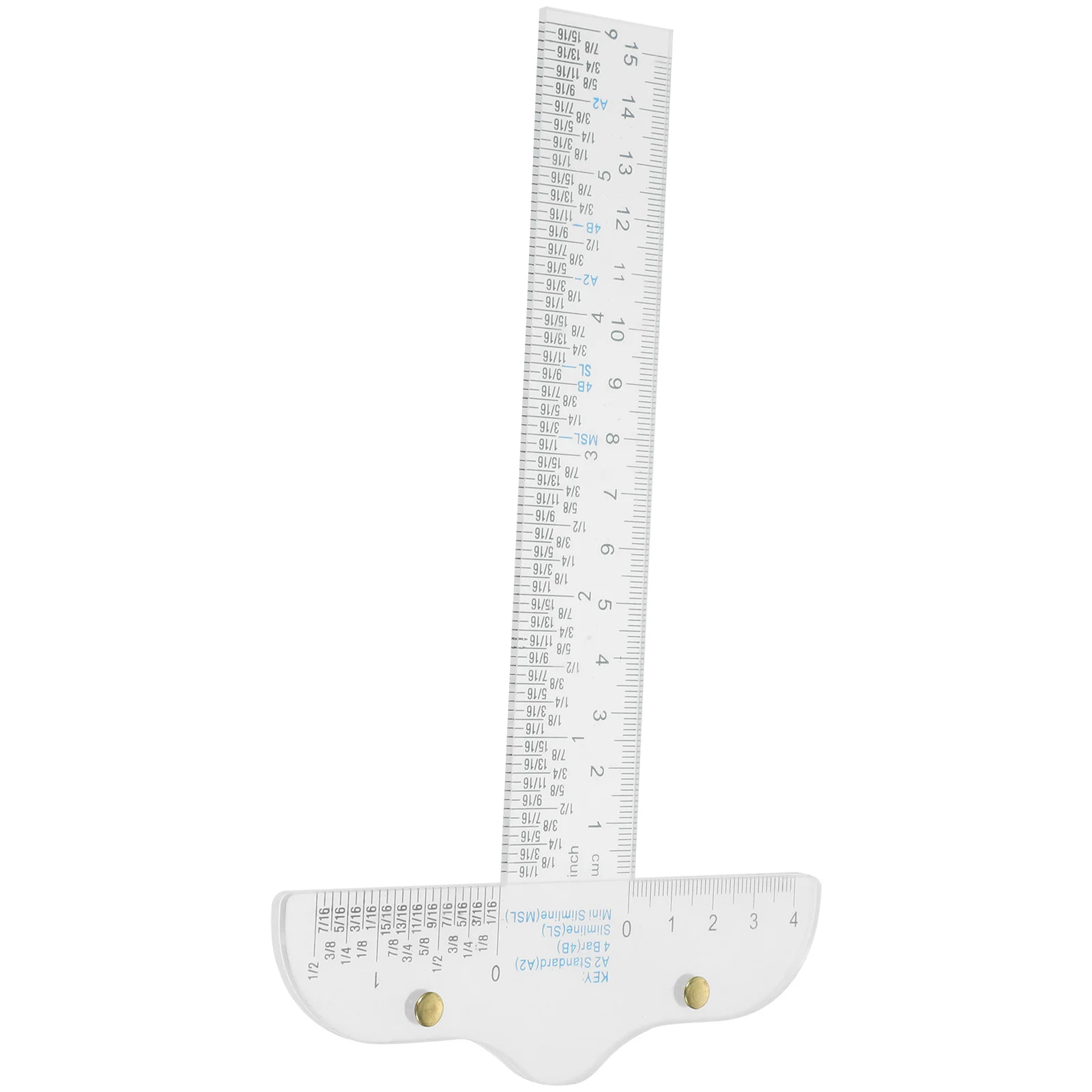 Transparent Ruler Professional Plastic Measuring Ruler for Architects Engineers Students Drafting Design Layout
